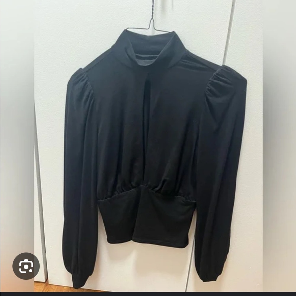 Reformation key hole long sleeve top